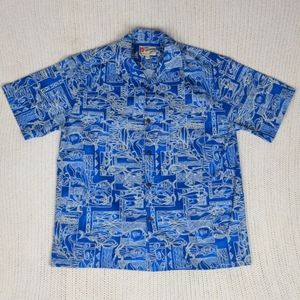 Hilo Hattie Hawaiian Shirt - Tropical Fish Design
